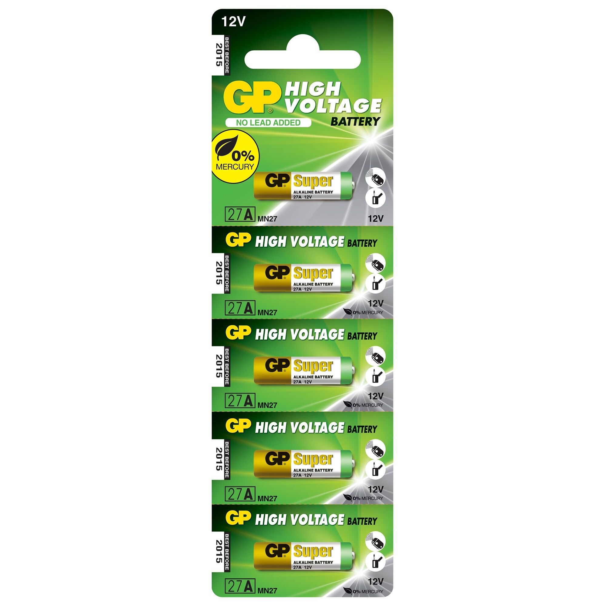 baterie gp 27a 12v