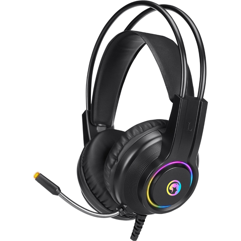 Casti gaming marvo h8327 red altex – Cumparaturi online