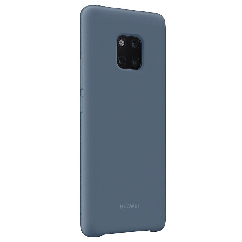 Huawei mate 20 pro case silicone case light blue altex – Cumpărați online