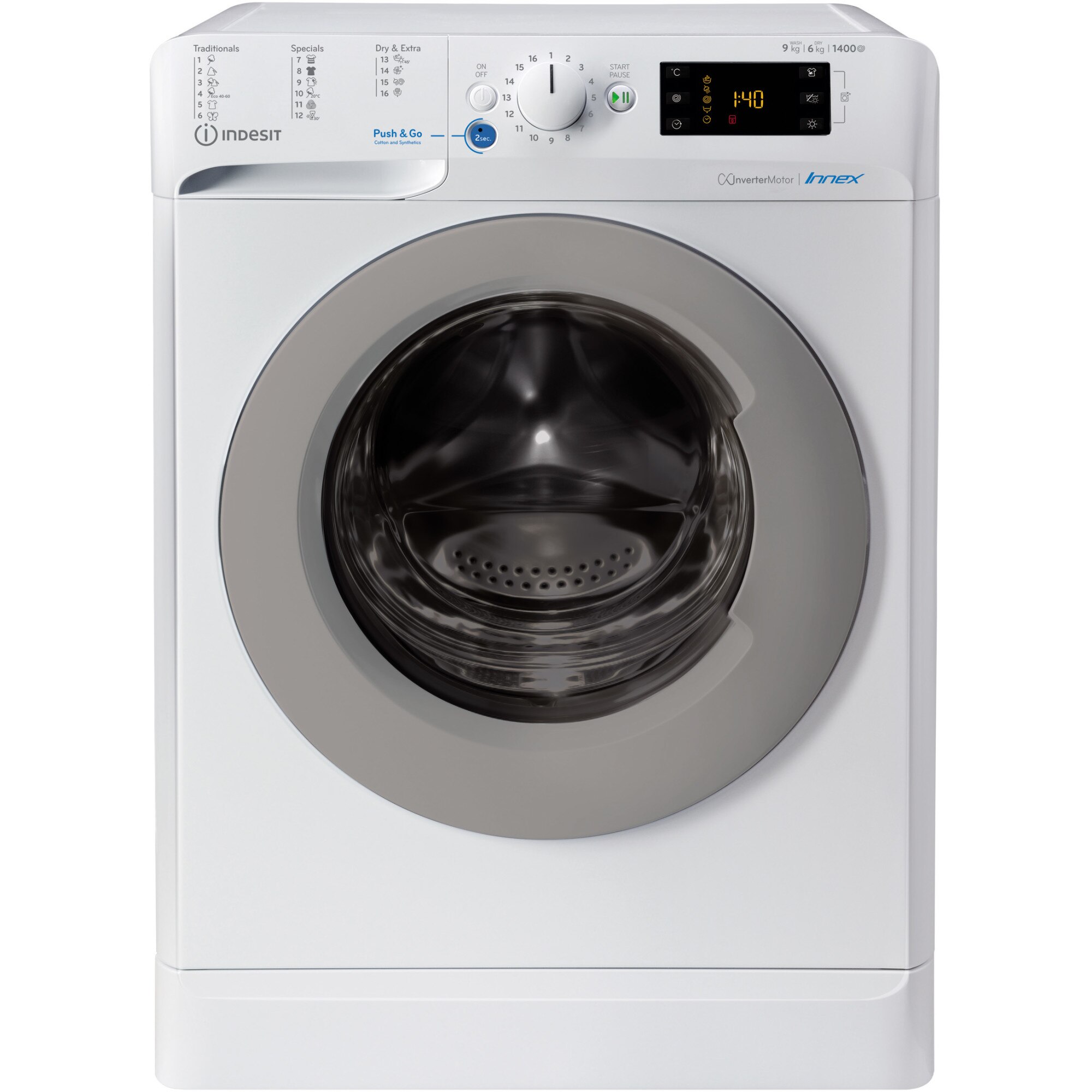 indesit 9 kg 1400