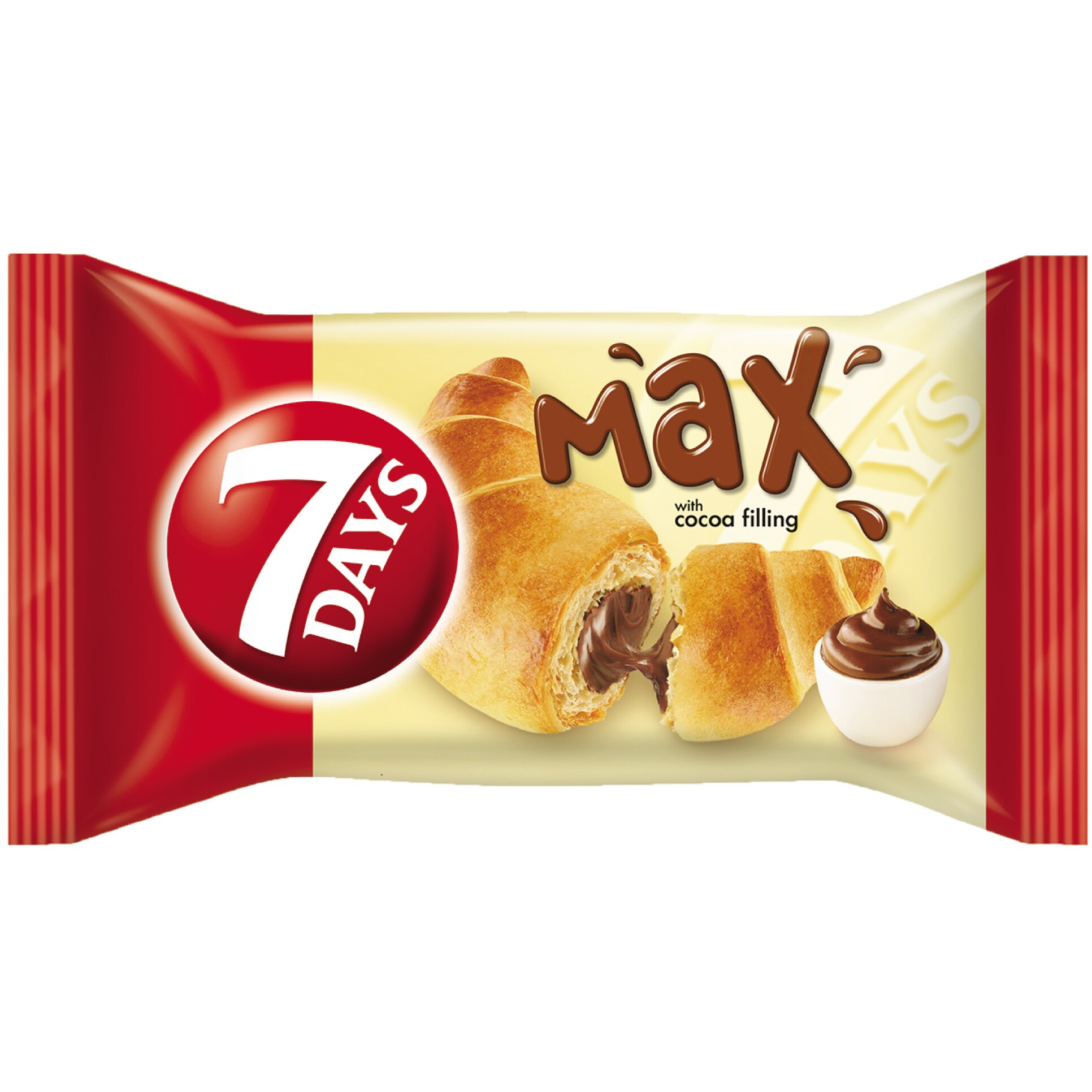 croissant cu crema de cacao