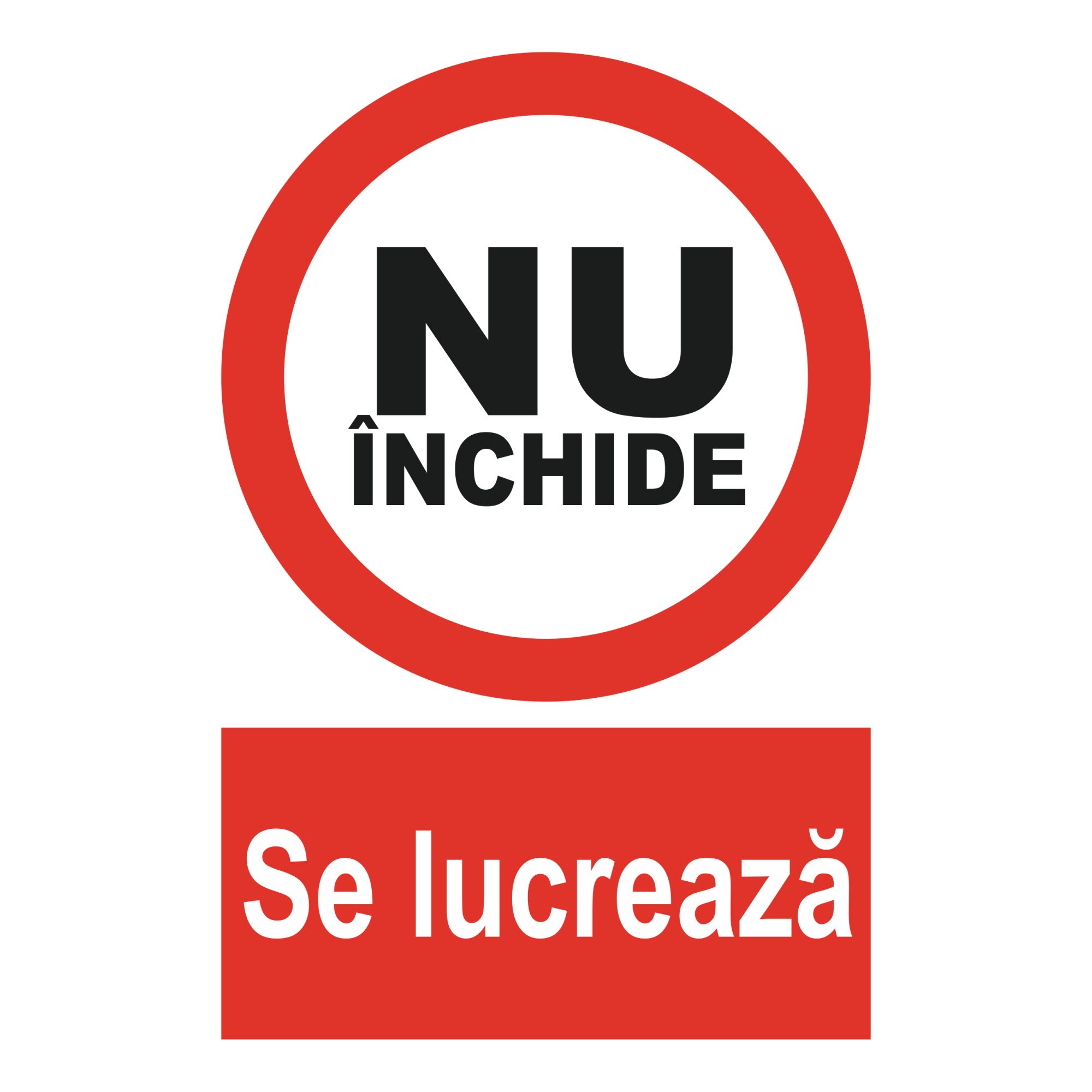 Se lucreaza de 1mai la