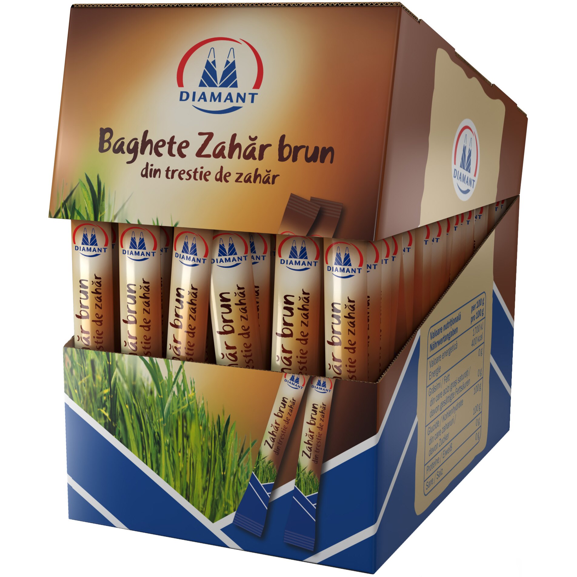 zahar brut din trestie demerara 500g