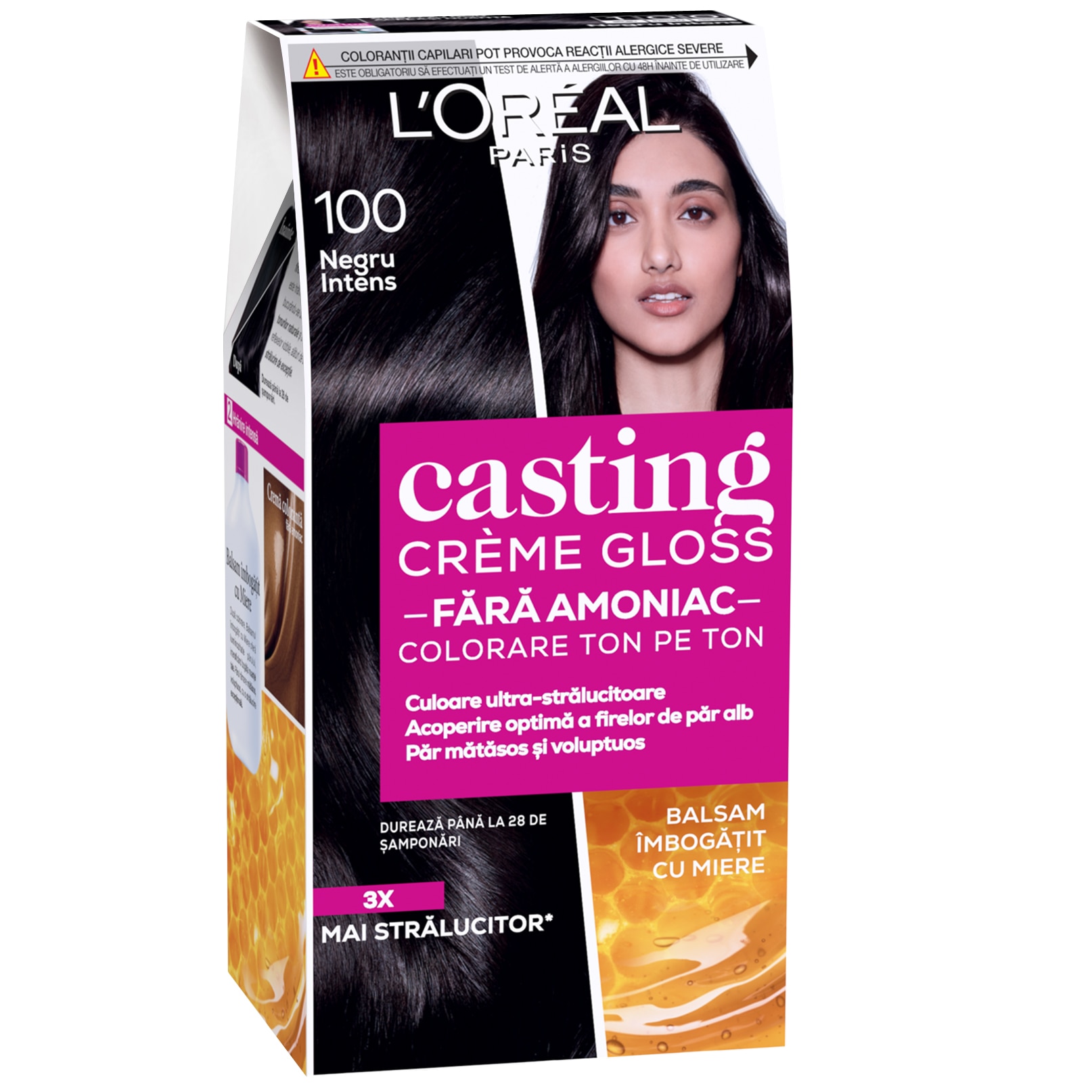 casting creme negru gloss