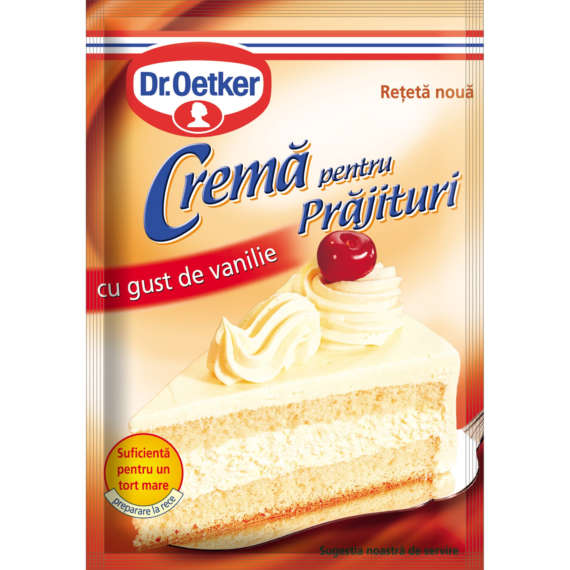 Crema ornat tort  dr oetker
