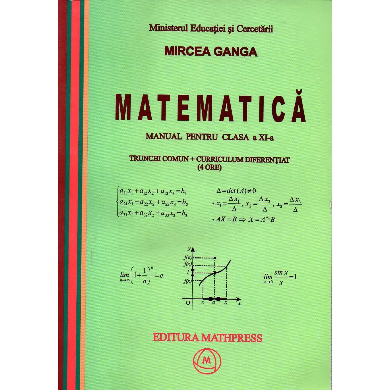 Manual ganga clasa 11 4 ore carrefour