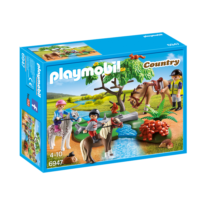 Playmobil la plimbare cu calutii carrefour