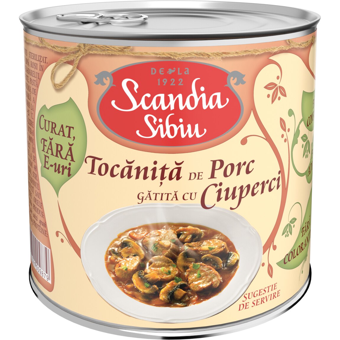 tocana de ciuperci kcal