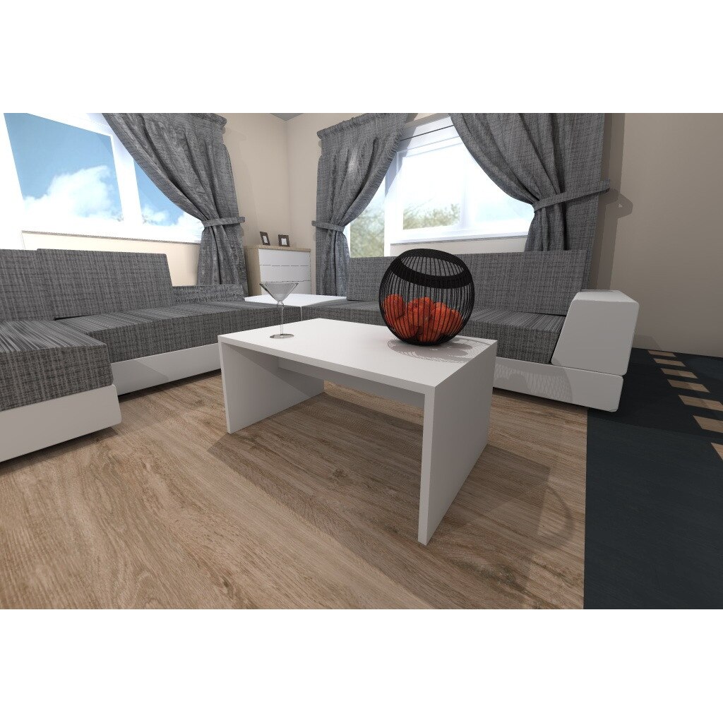 Dedeman alba coltare de living