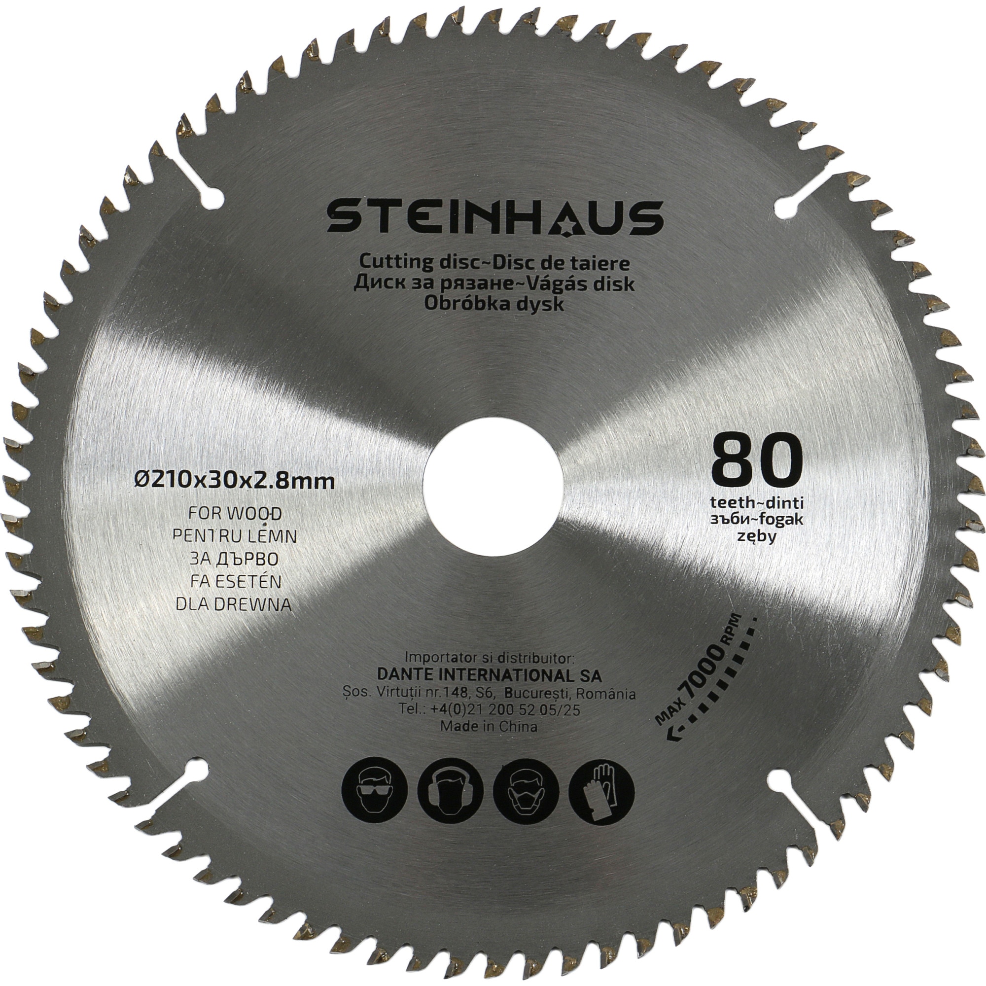 Dedeman disc taiere lemn 210 80 dinti