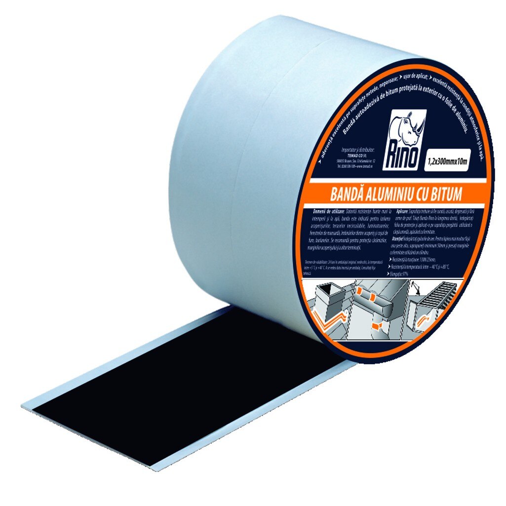 Hidroizolatii de exterior banda de aluminiu cu bitum dedeman