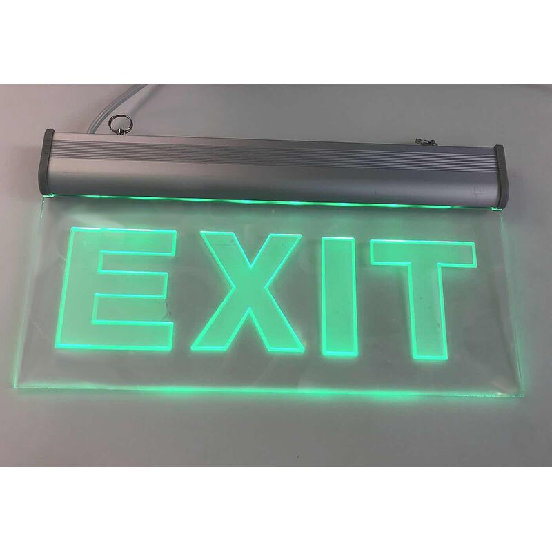 lampa led exit verde dedeman