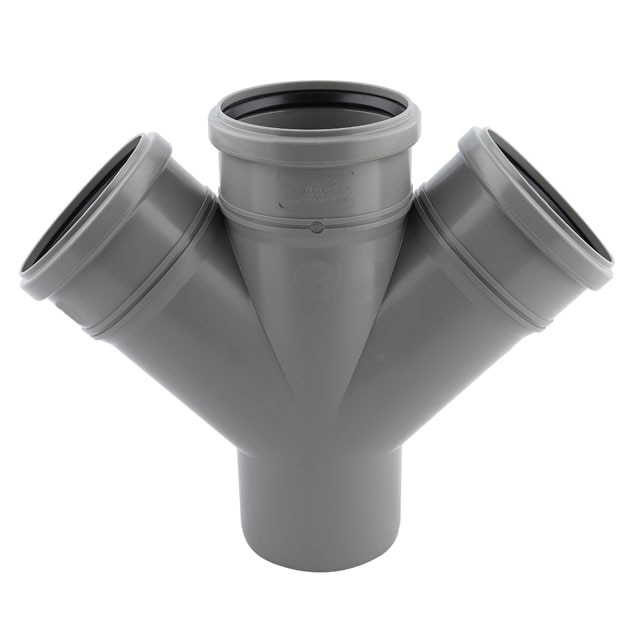 ramificatie dubla pvc 110 dedeman