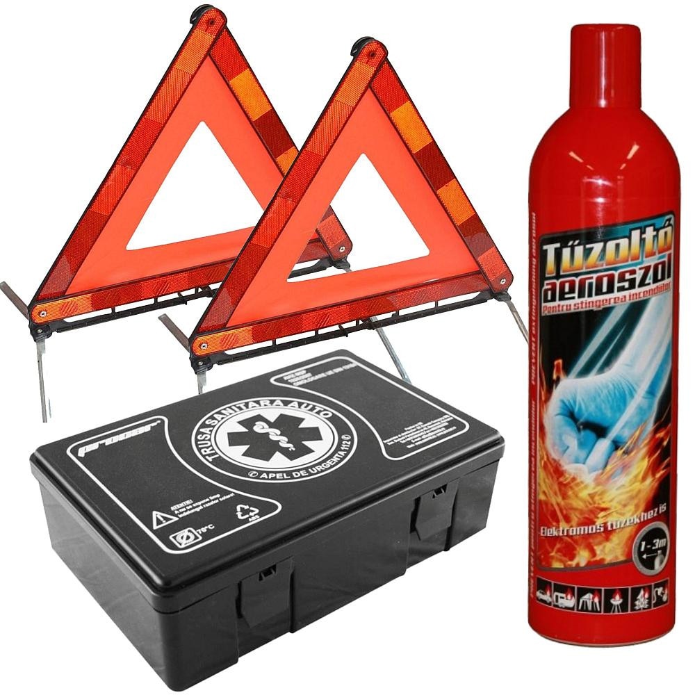 Trusa medicala auto si extinctor dedeman