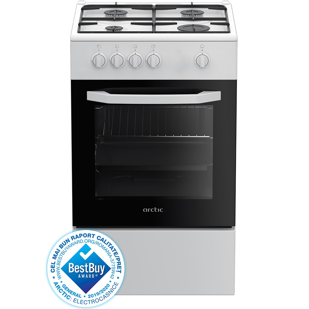 aragaz zanussi zcg210l1wa gaz 3 arzatoare 50 cm alb