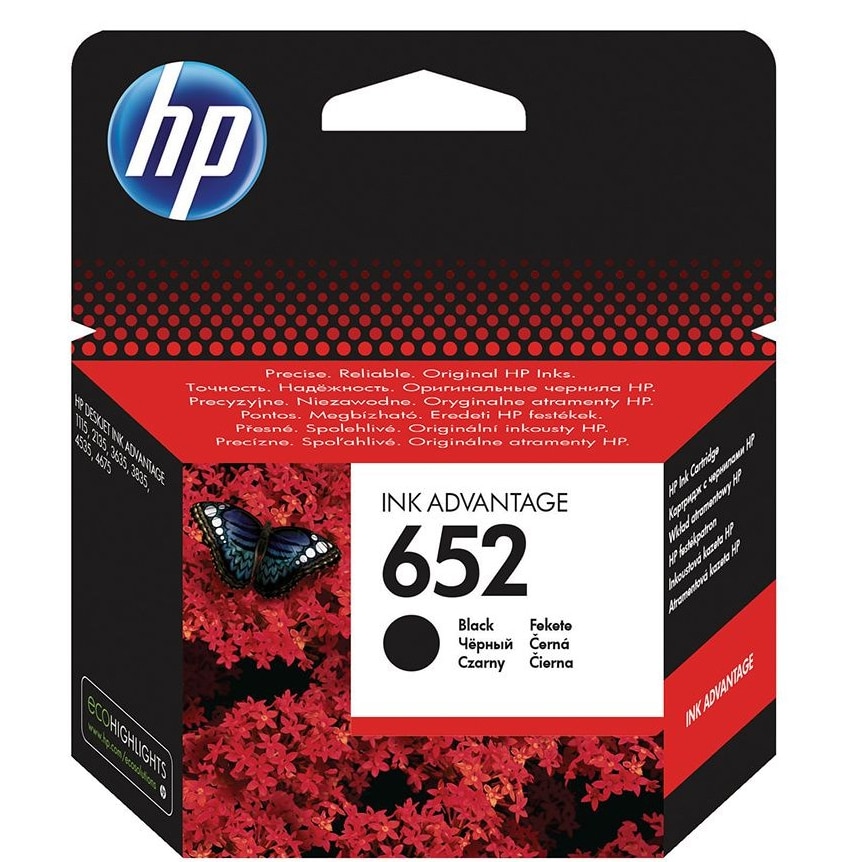 cartus hp 652 black
