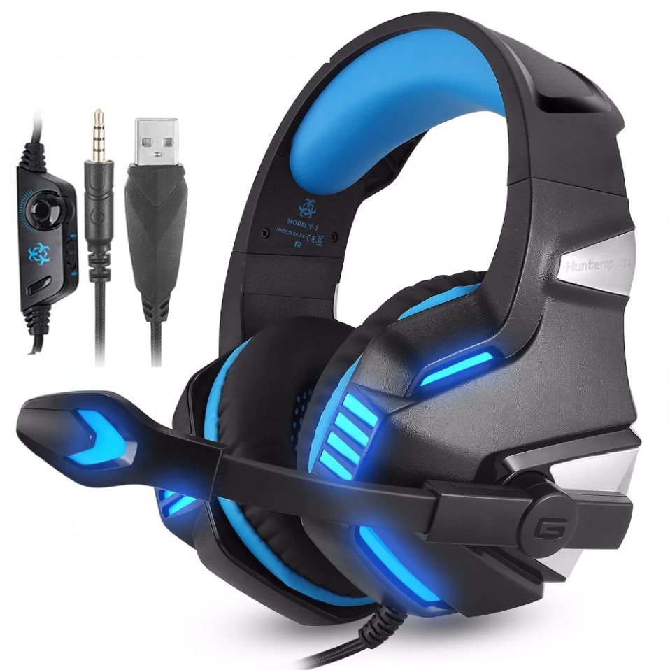 Casti overb ear cu microfon red