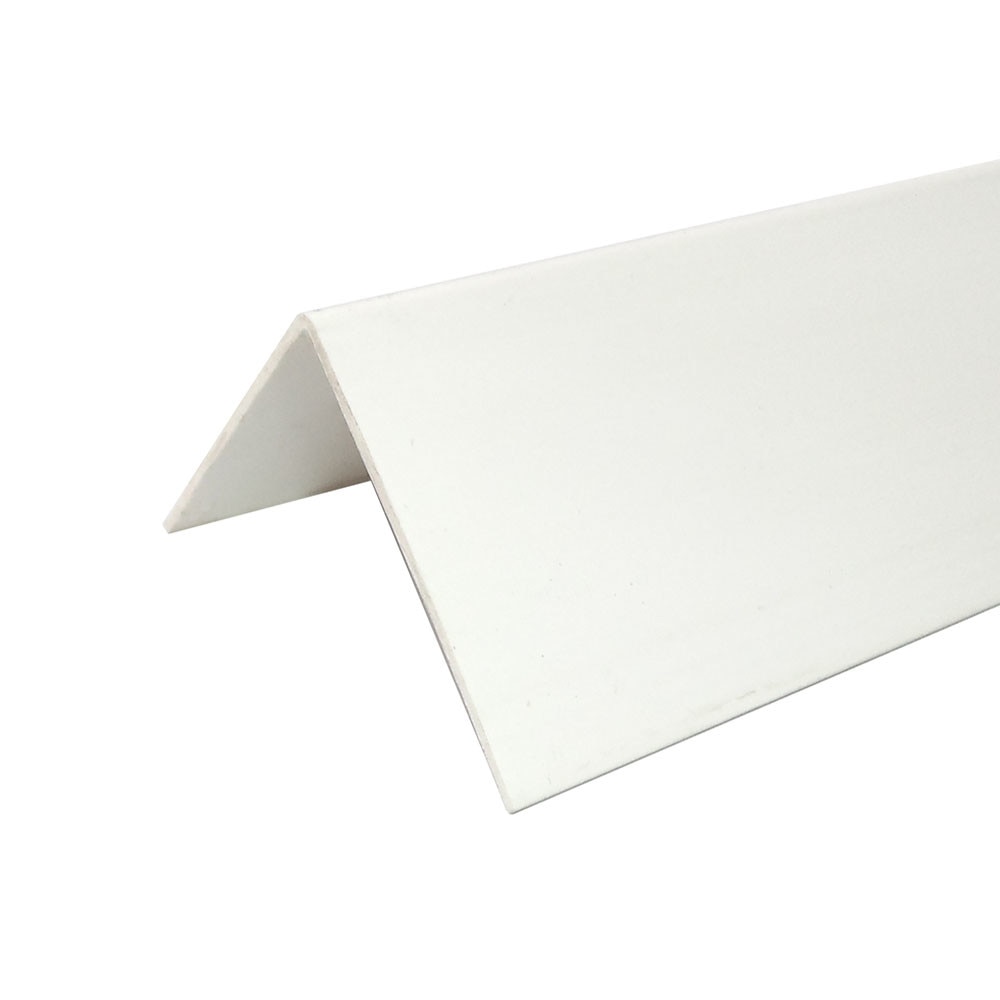 Profil de colt l din pvc alb