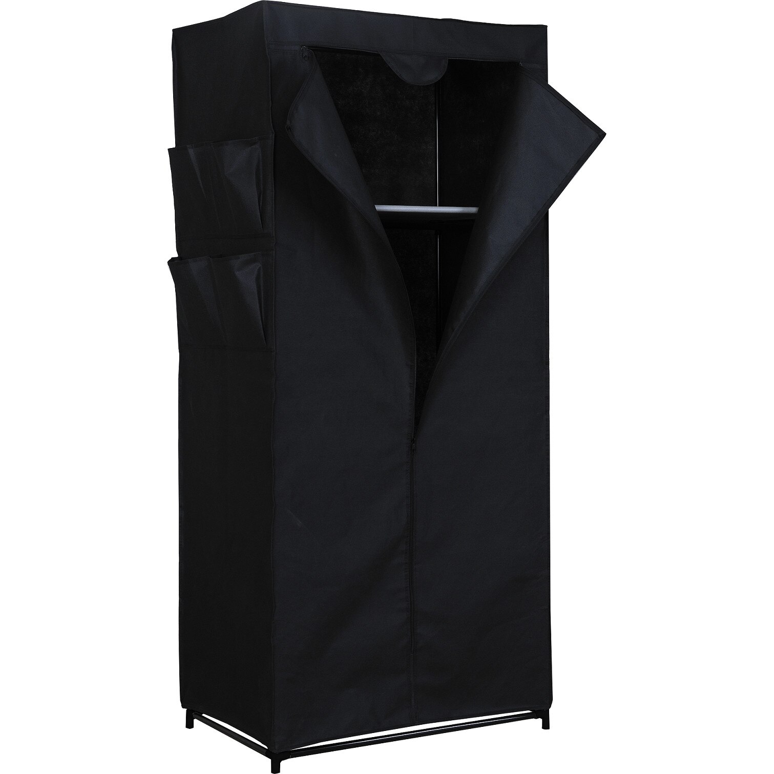 cos textil fermoar haine
