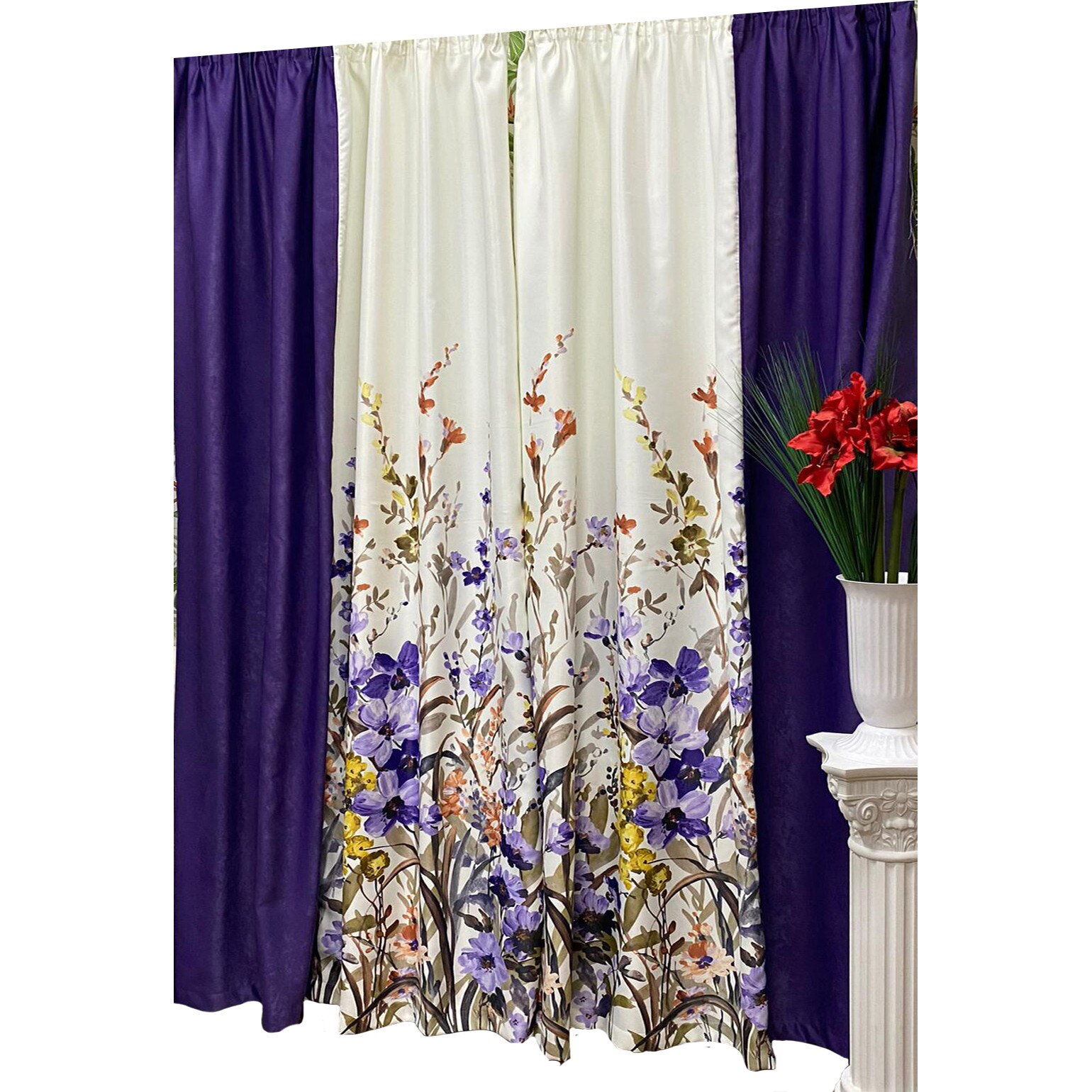 draperii  cu imprimeu de pisica