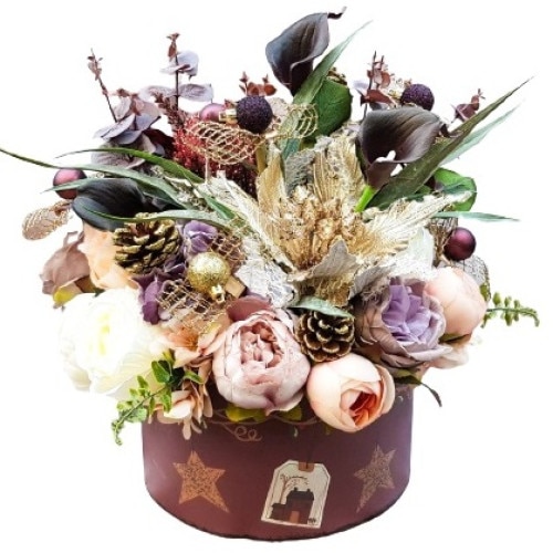 decoratiune aurie cu vulpe