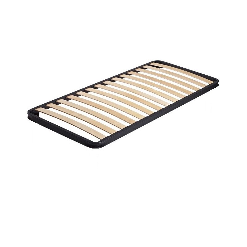 white metal bed frame