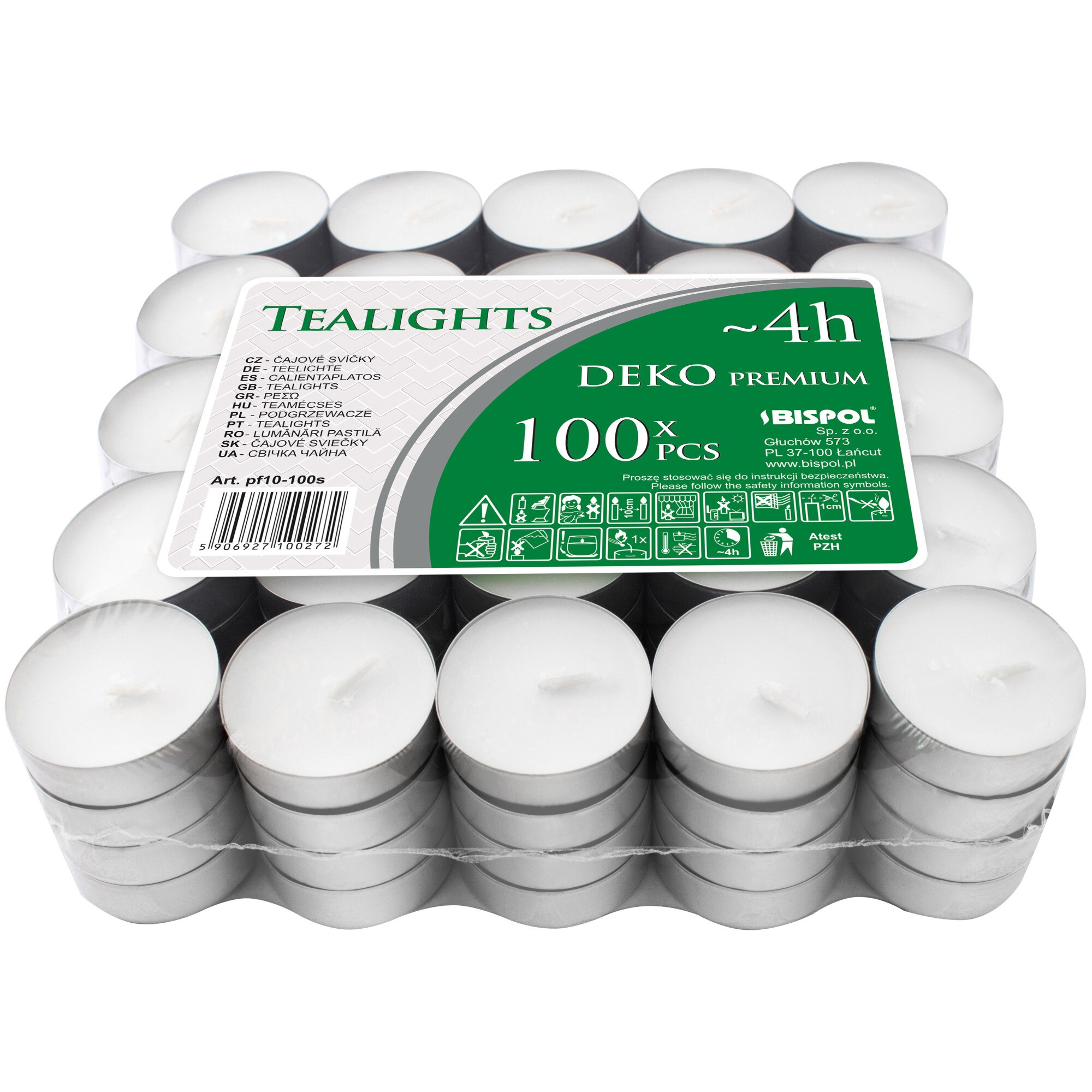 Lumanare lattnad 10 cm