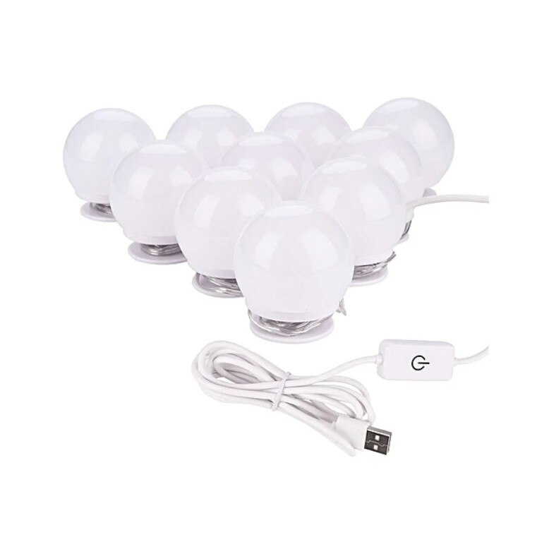 vanity mirror with light bulbs