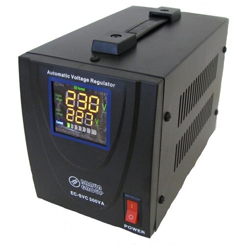 Stabilizator de tensiune cu servomotor 750w braun group leroy merlin