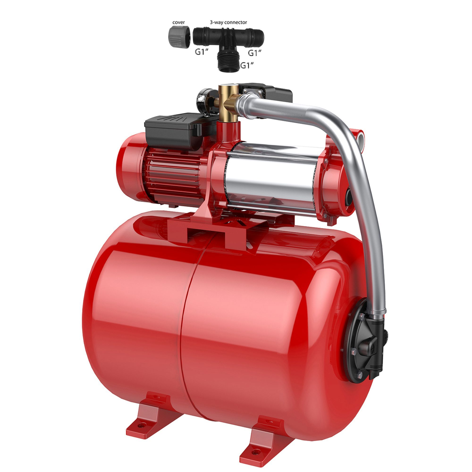 Vas hidrofor 50l vertical leroy merlin