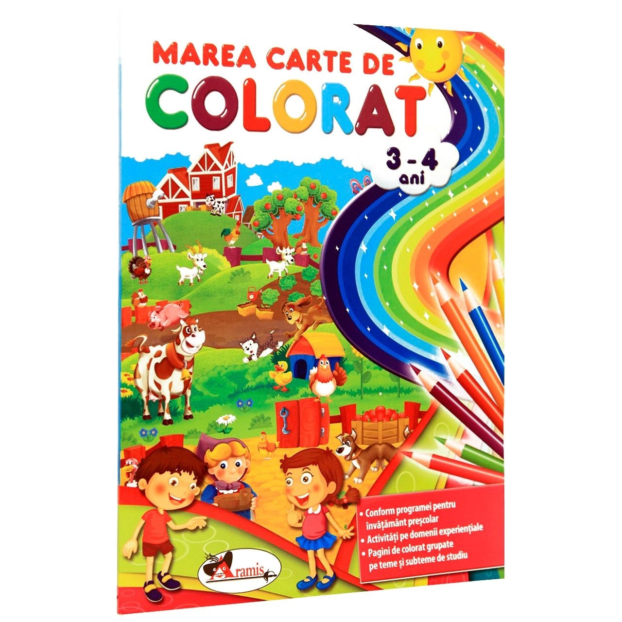 casa de colorat pentru copii