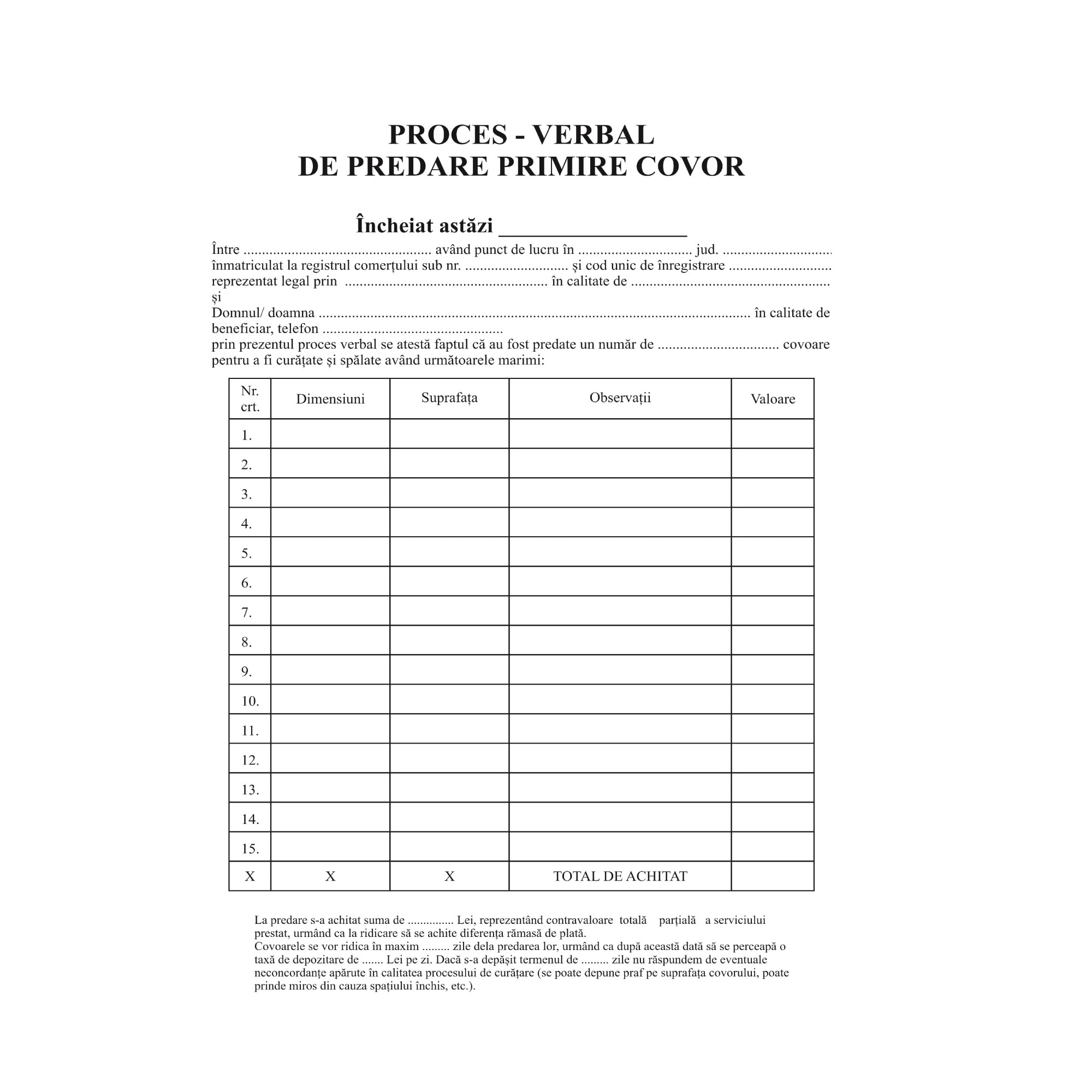 Contestarea proces verbal paracre