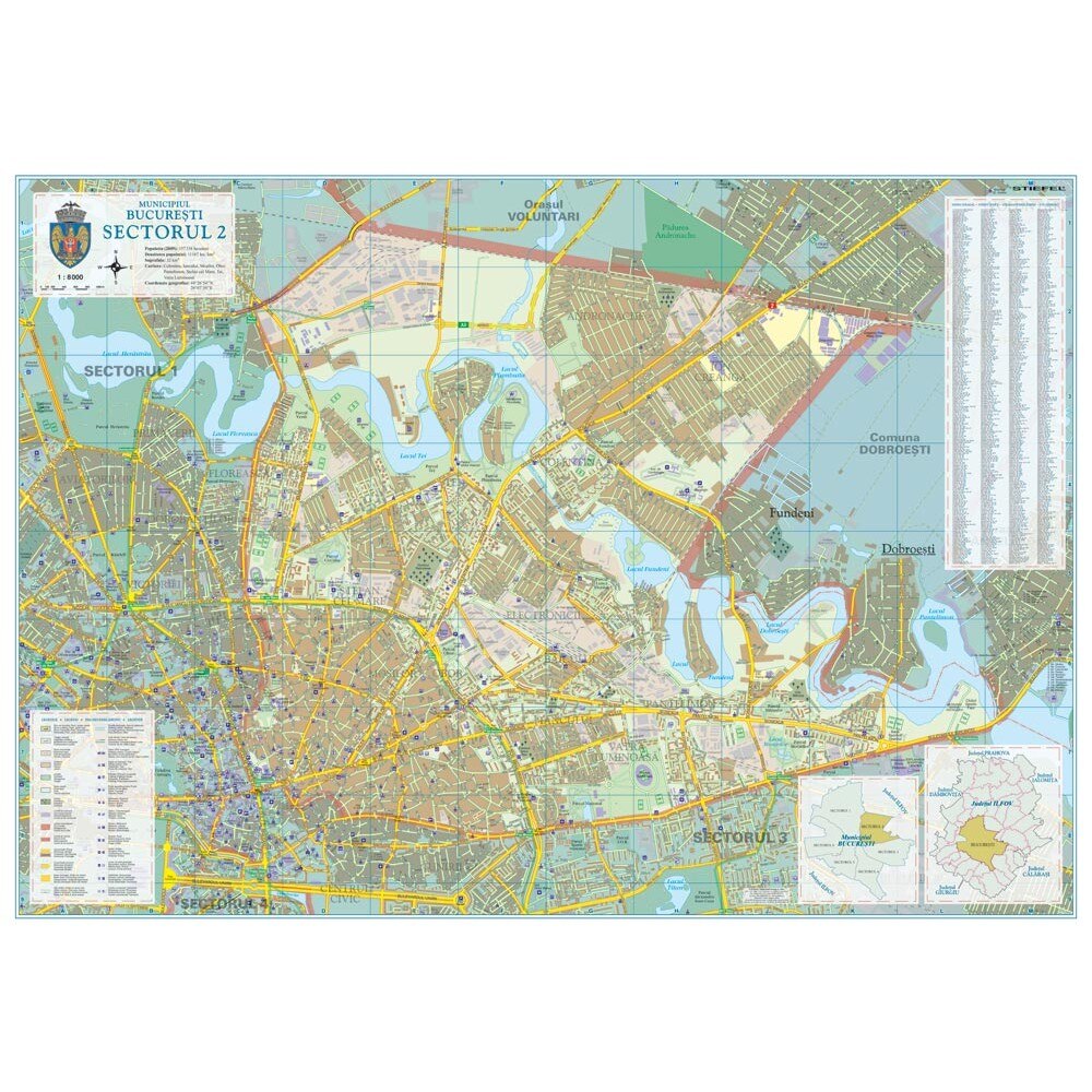 bucuresti sector 2 harta