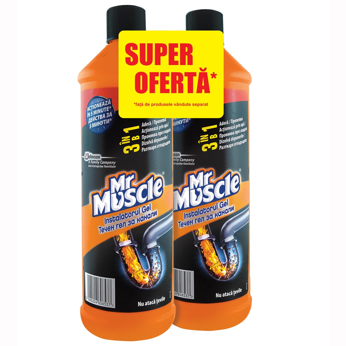 Mister muscle desfundare tevi