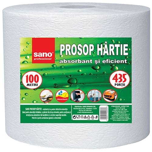 Prosop hartie 100 m