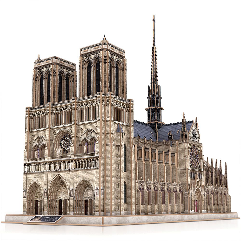 Noriel notre dame puzzle 3d 73 piese – Cumpărați online