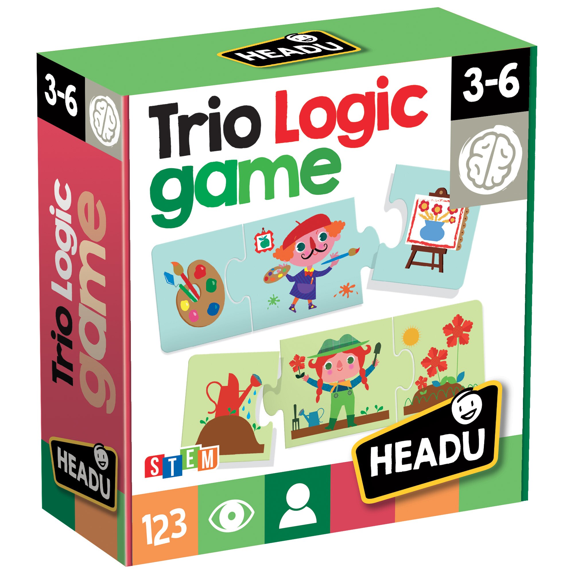 Noriel puzzle trio constructii 12 piese