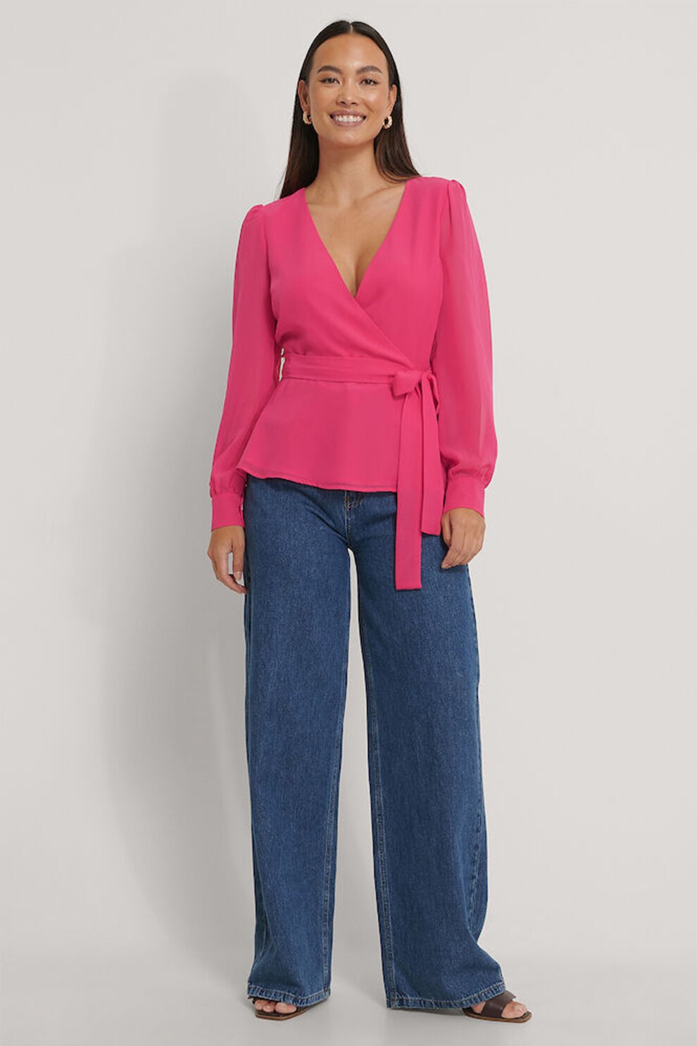 bluza cu cordon la mijloc zara