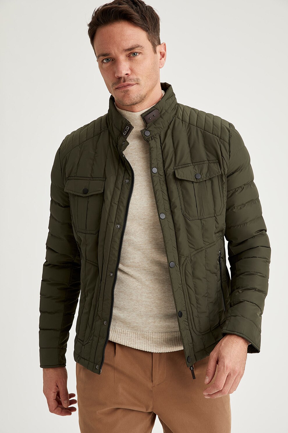 Jacheta barbati zara costum militar