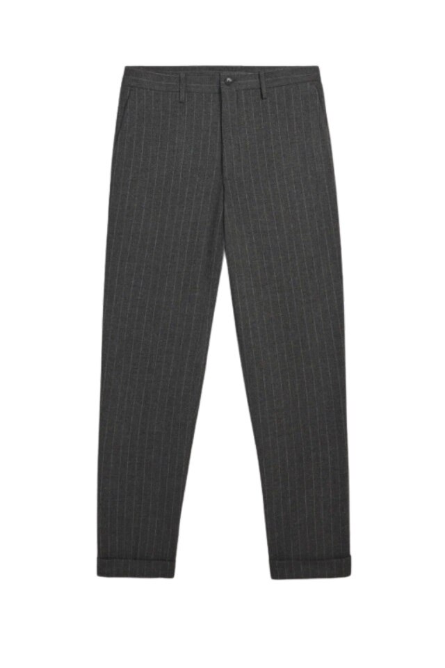 pantaloni in dungi bicolore zara