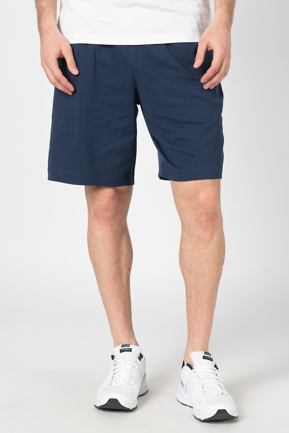 pantaloni scurti talie inalta albi zara