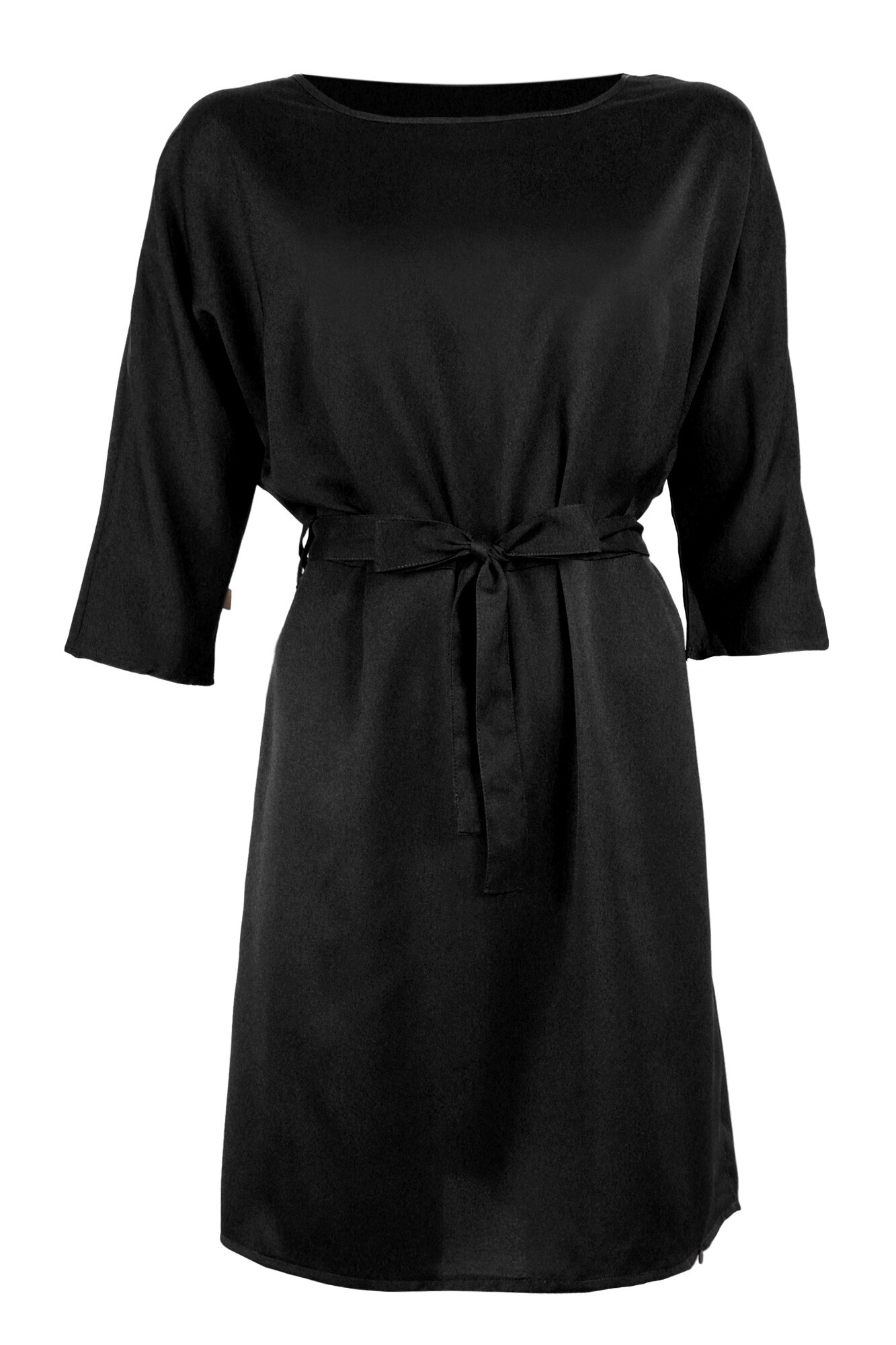 Rochie denim cu cordon zara