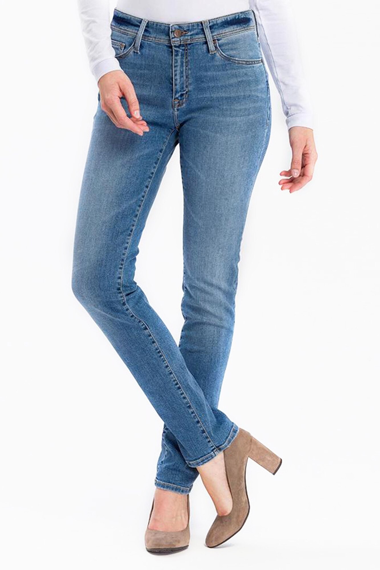 zara jeans dama talie inalta flare