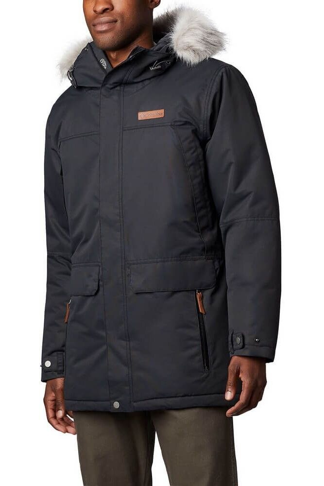 Zara long down anorak kaki
