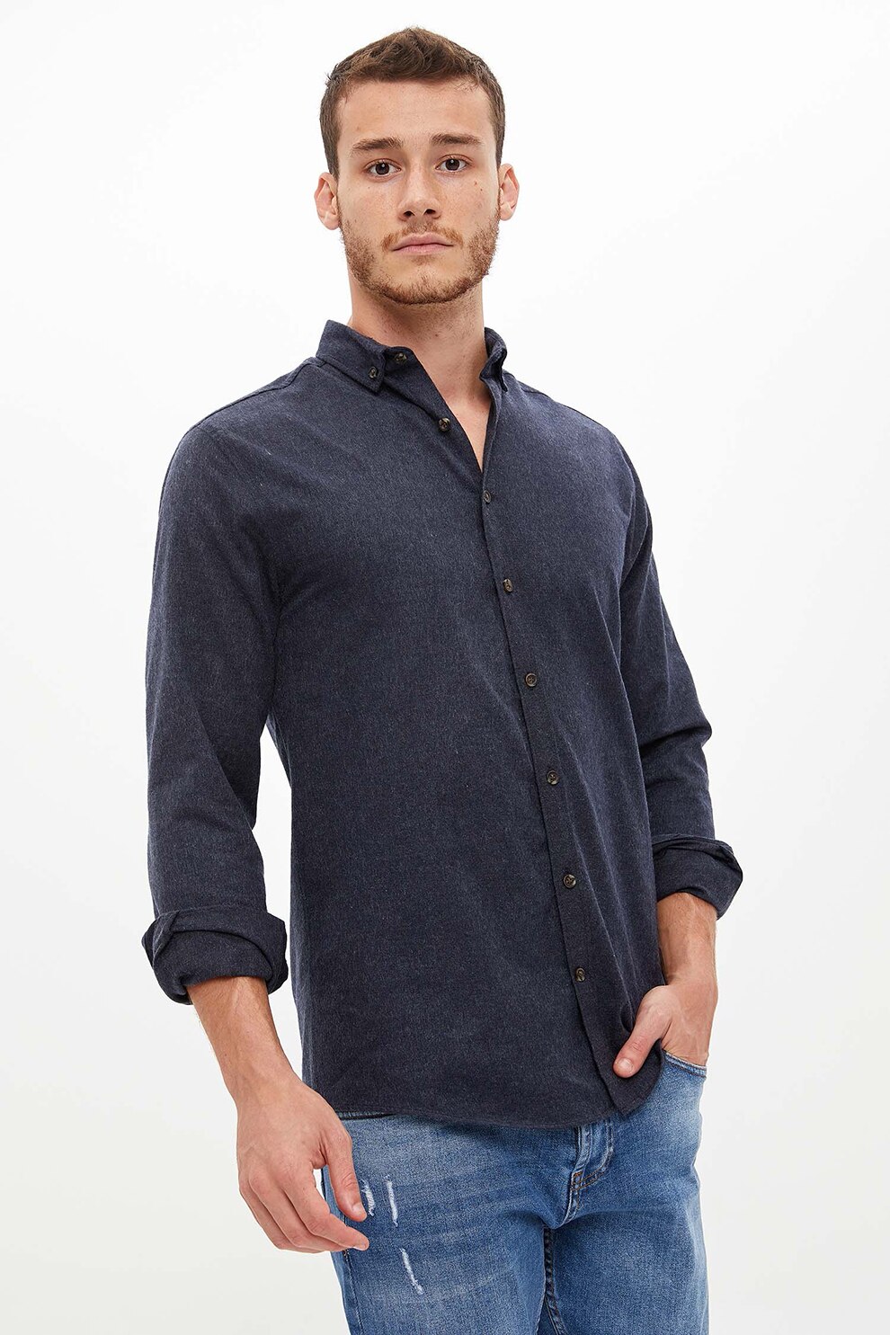 Zara white casual oxford slim fit – Cumparaturi online